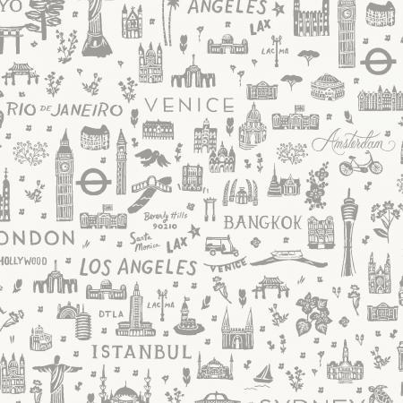 Bon_Voyage-World_Traveler_Silhouette_Grey_RP803-GR3_cotton_fabric