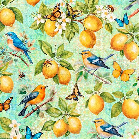 Citrus_Bliss-Lemons_Birds_Aqua_2600-31712-Q_Cotton_Fabric