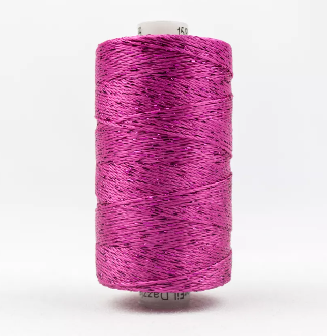 Dazzle_8wt_Metallic_Thread_183m-Fushia_DZ-39