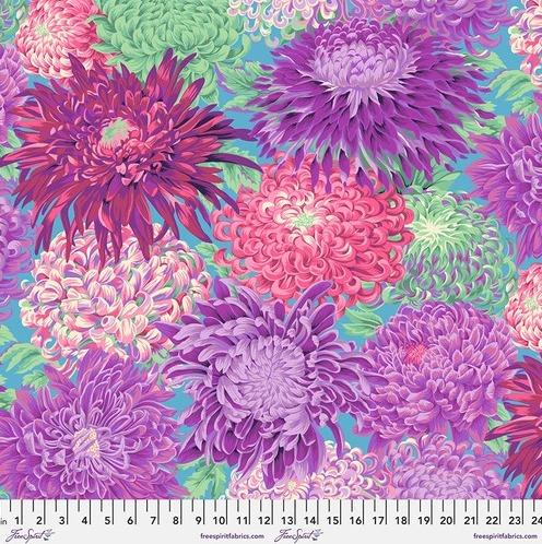 KF_Collective_February_2022-Japanese_Chrysanthemum_Magenta_PWPJ041_MAGENTA_cotton_fabric