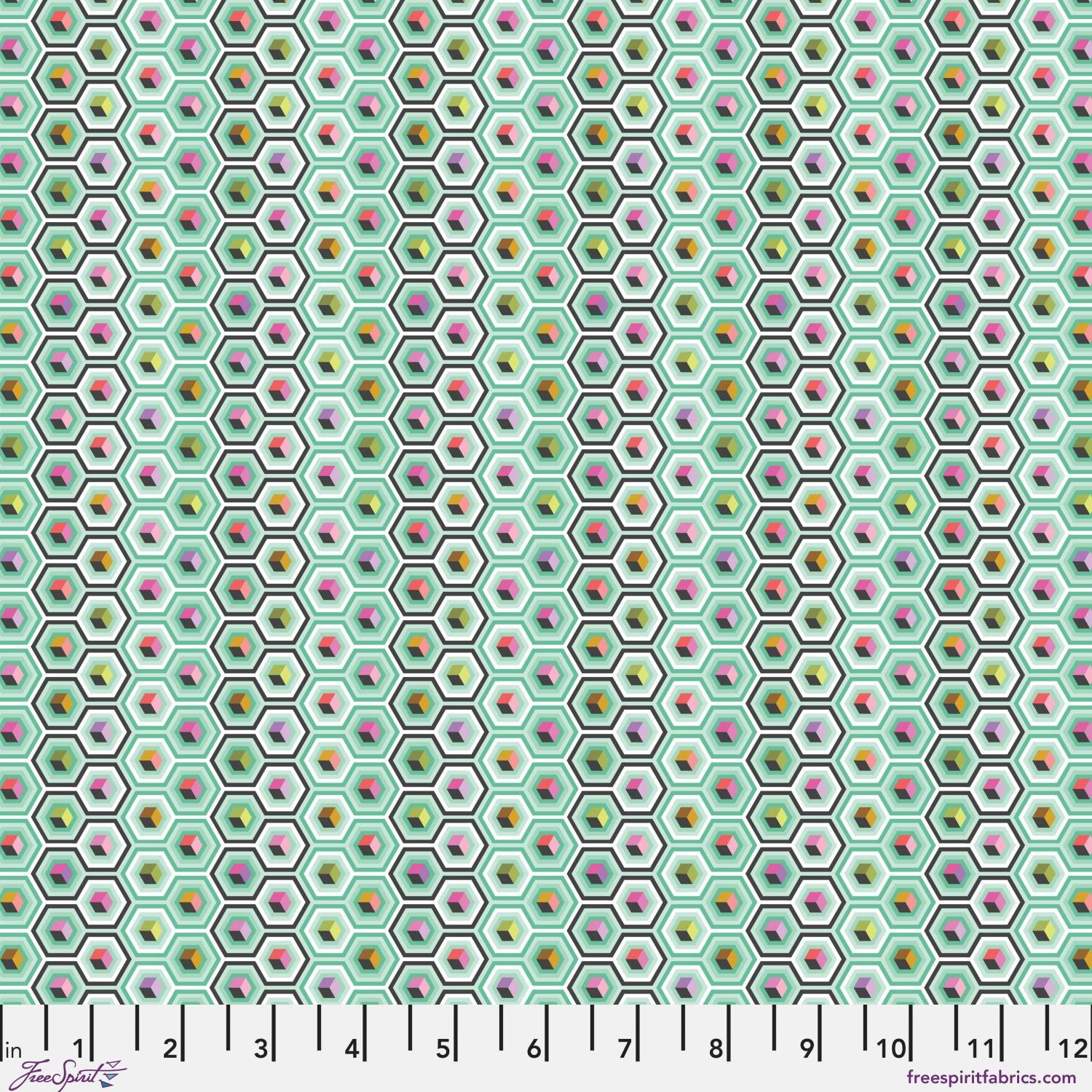 Prince_Charming-_Hex_Box_PWTP280_SWEETMINT_cotton_fabric
