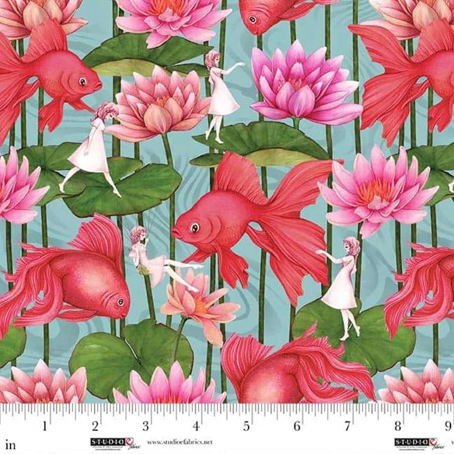 Whispers_Of_Pond_Life-Mist_Blue_8760-11_Cotton_Fabric